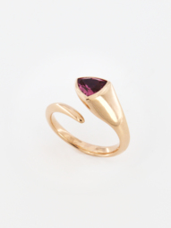 Anello Chiodo con Granato Malaya 