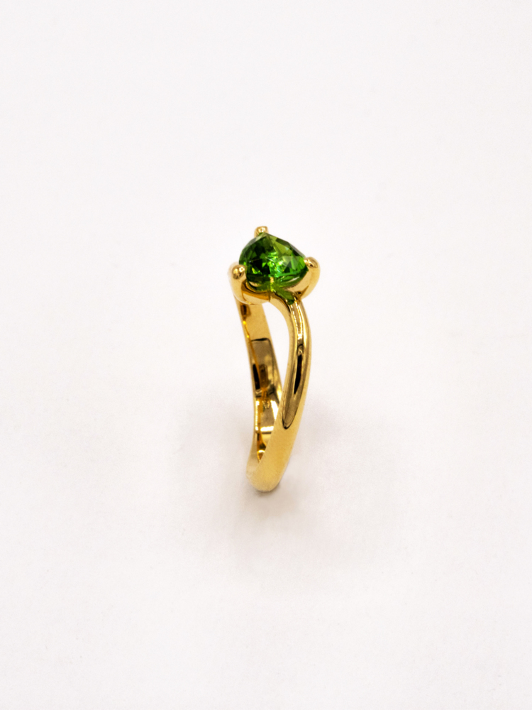 Anello 'Nastro' con Tormalina  