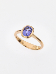Anello Solitario con Tanzanite 