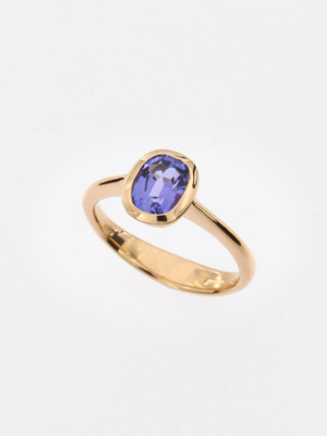 Anello Solitario con Tanzanite 