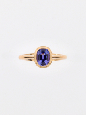 Anello Solitario con Tanzanite 
