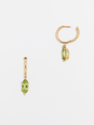 Orecchini Cerchio con Peridoto 