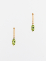 Orecchini Cerchio con Peridoto 